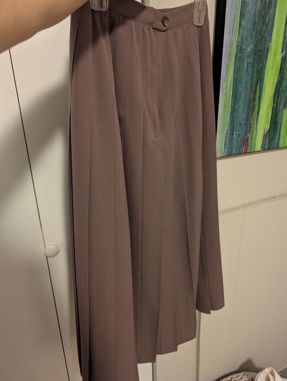 Pleated Long Skirt Petite